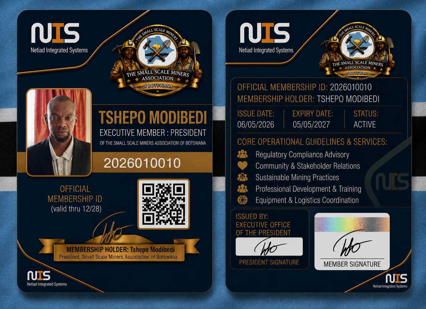 Digital Membership Card Sample